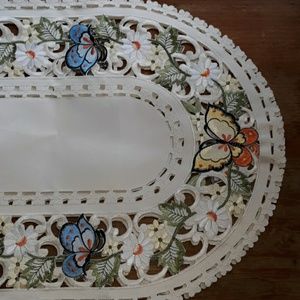 Butterfly Embellished Design Runner. NWOT